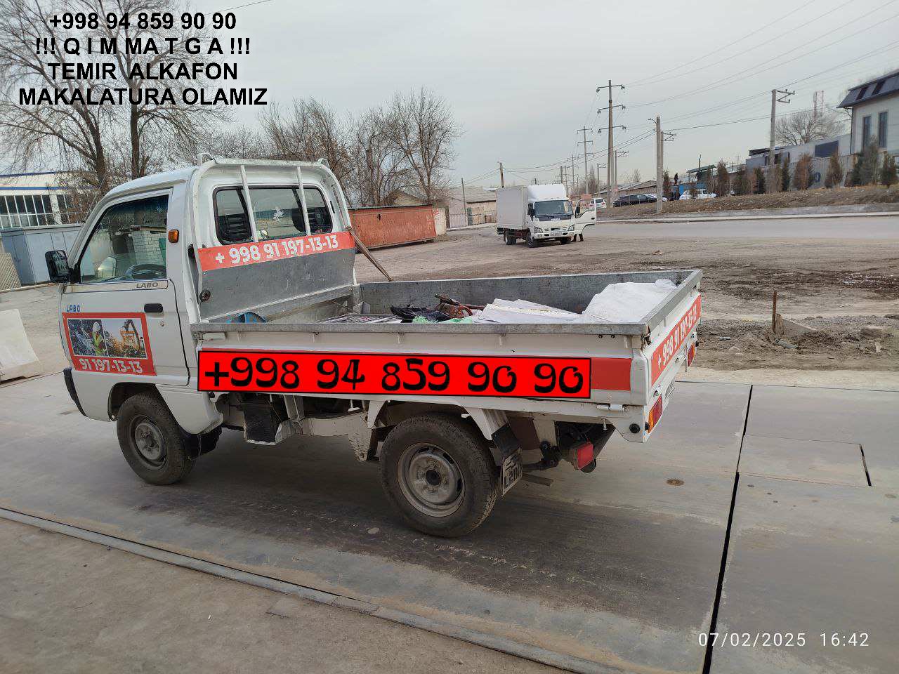 Metallolom qabul qilish Ortachirchiq