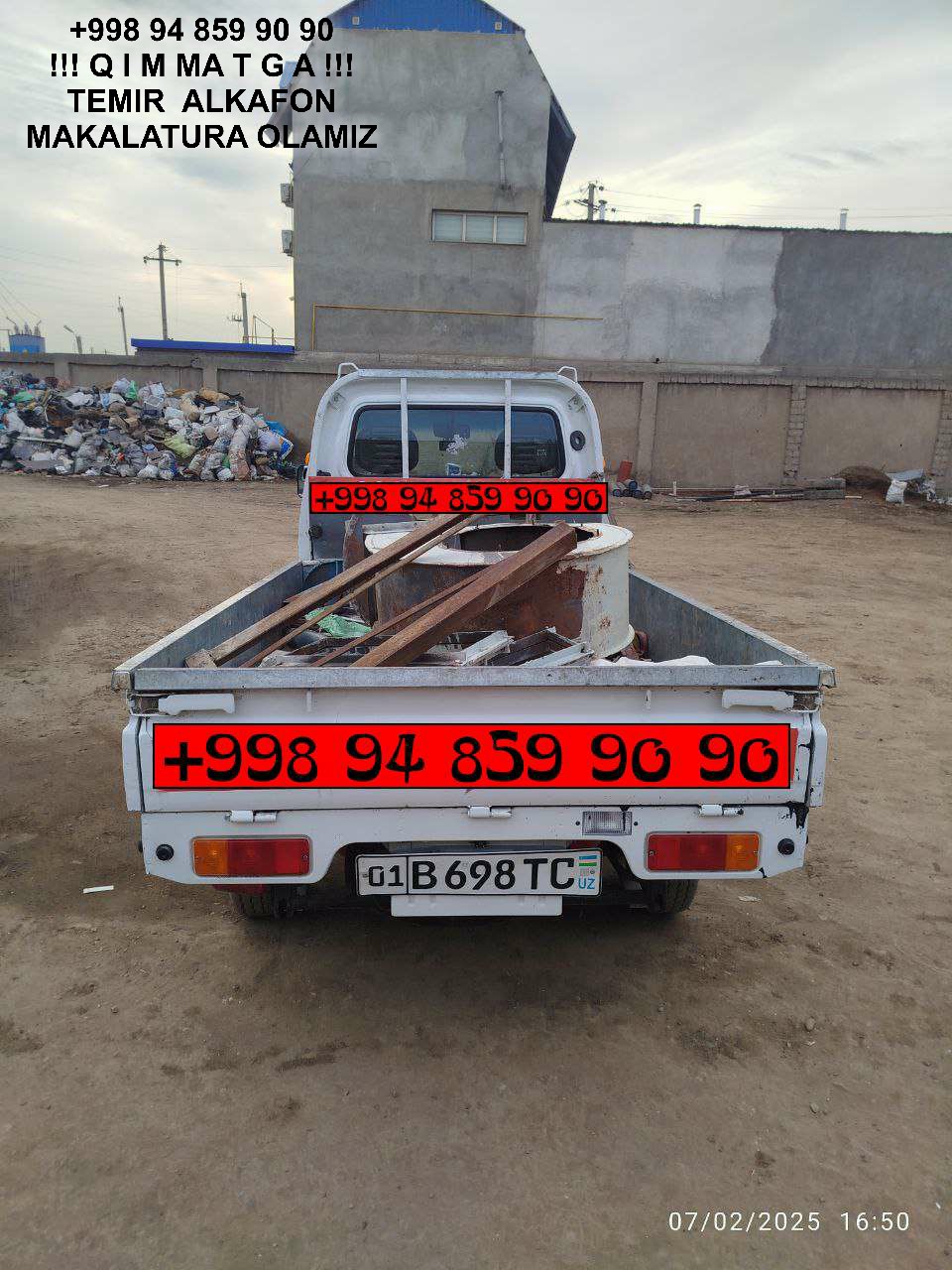 Metallolom qabul qilish Toshkent Tumani