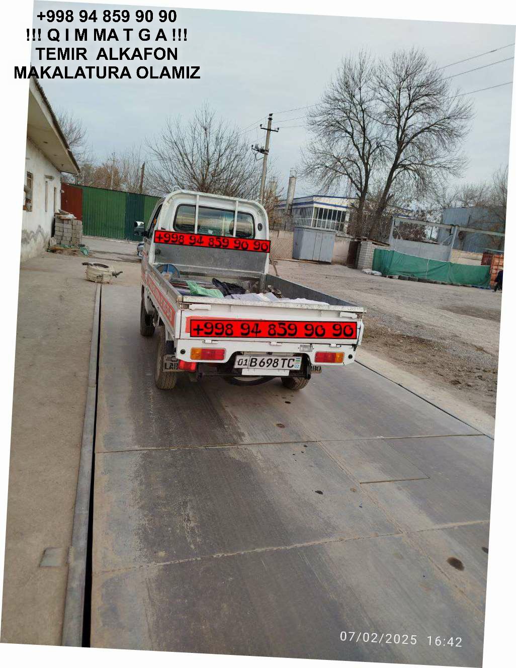 Metallolom qabul qilish Kokand