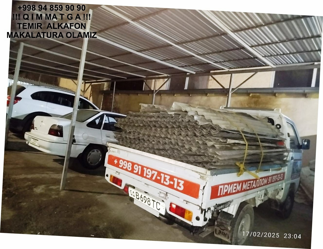 Metallolom qabul qilish Mirobod
